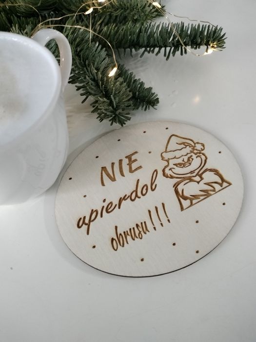 Podkładka pod kubek ze sklejki GRAWER