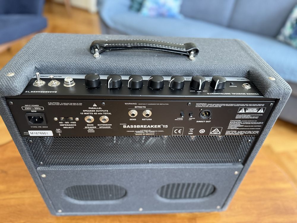 Fender Bassbreaker 15 wzmacniacz lampowy