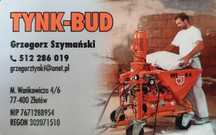 TYNK-BUD Grzegorz Szymański Tynki Maszynowe i posadzki