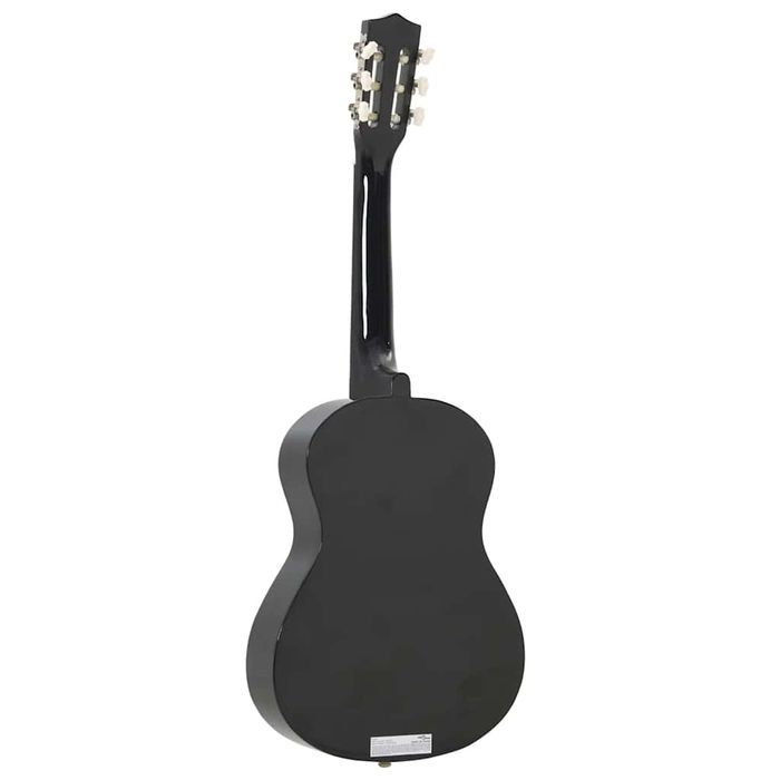 Gitara Klasyczna Dla Początkujących I Dzieci, Czarna, 1/2, 34"