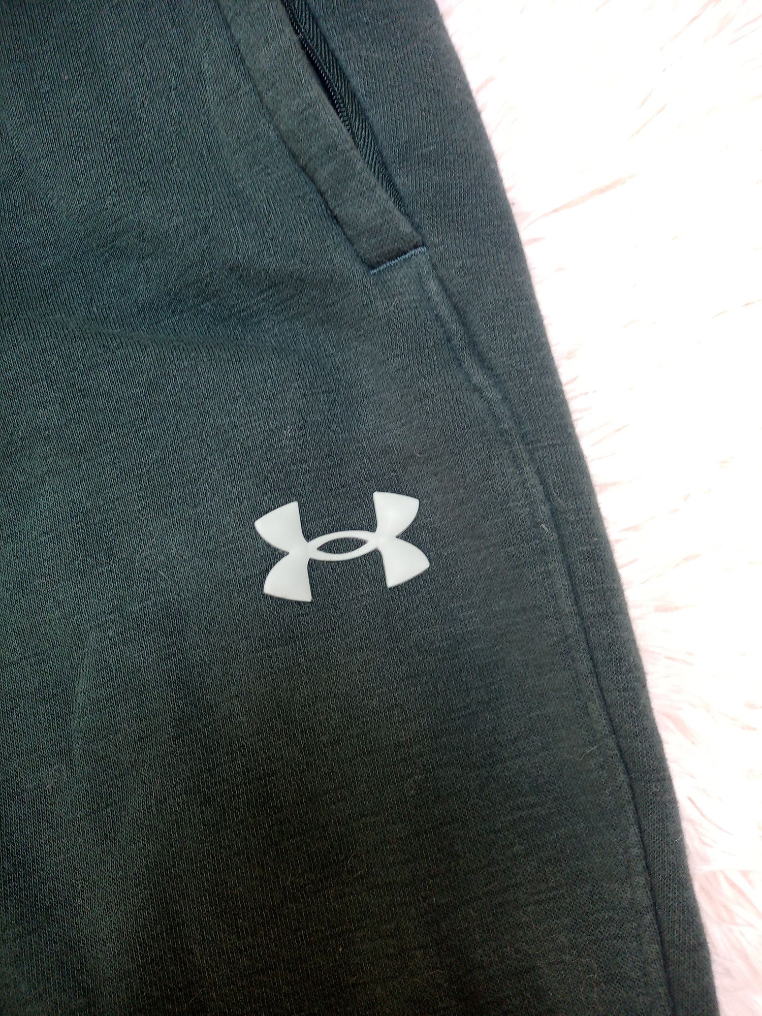 Spodnie dresowe bawełniane męskie under armour project rock rozmiar m
