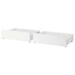 Ikea Malm pojemniki na pościel szuflady białe nowe