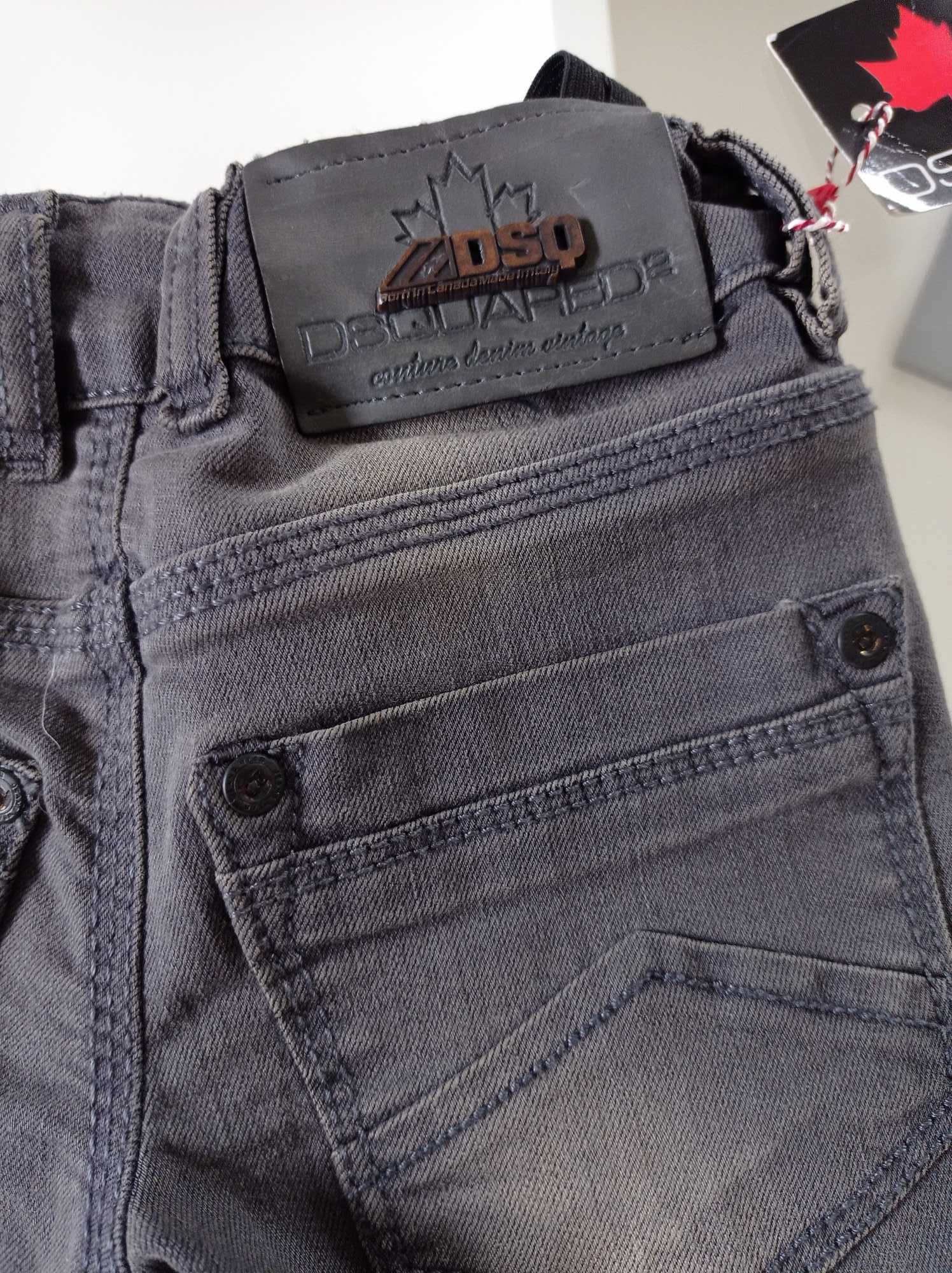 Spodnie jeansy dsquared r.92 NOWE