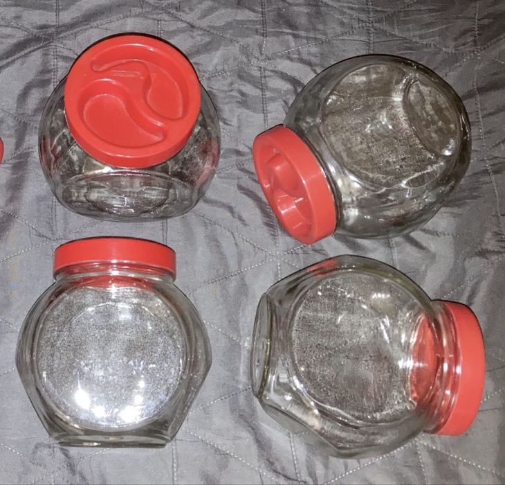 Банка для круп 1.73л (чотири штуки)