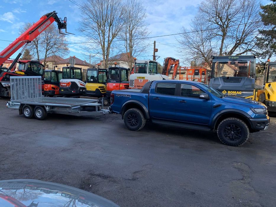 Brenderup MT3651 przyczepa laweta minikoparka walec wozidł DMC 3500 kg