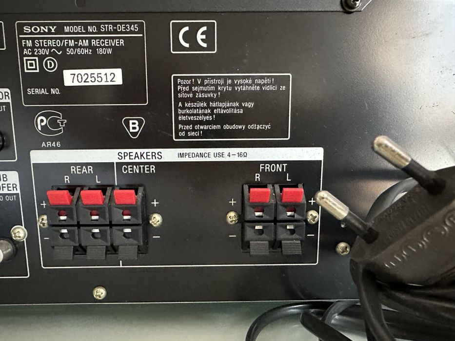 Amplificador Sony DE-345