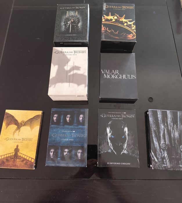 Colecção completa em DVD da Guerra dos tronos