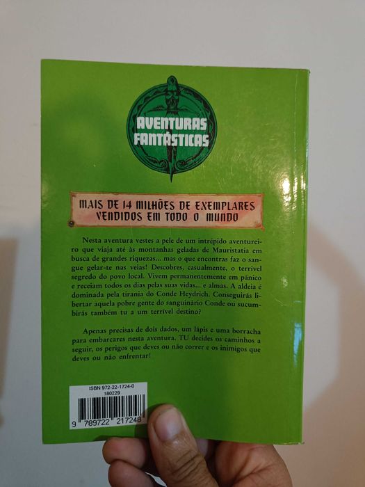 Livro Aventuras Fantásticas nº29 A MALDIÇÃO DO VAMPIRO
