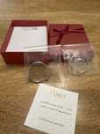 Brincos ouro branco 18kt