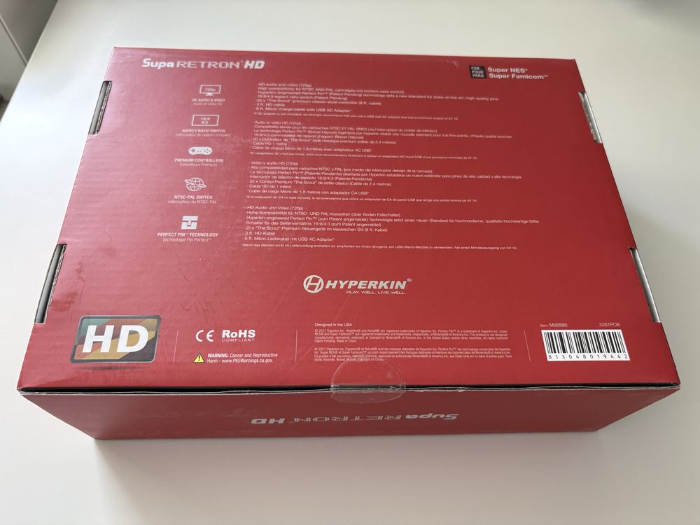 Konsola Hyperkin SupaRetroN HD - nowa, zaplombowana