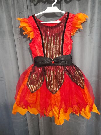 Sukienka strój karnawałowy rozmiar z metki 5-7 lat