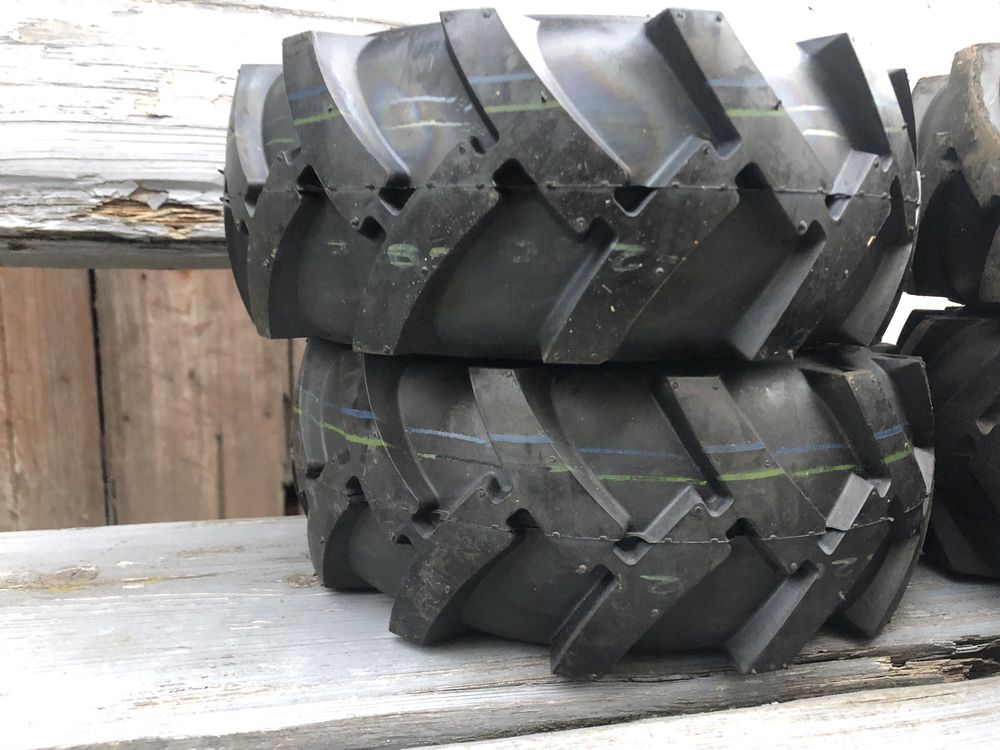 John Deere PEG PEREGO Komplet adaptery koła pompowane gumowe pneumatyc