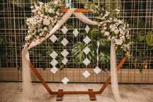 Expositor Mesas (hexagonal) _casamento