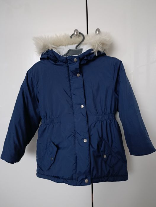 Ładna kurtka dziewczęca zimowa marki Lupilu rozmiar 104