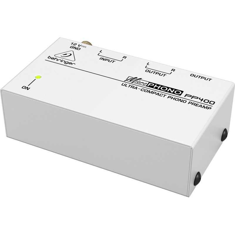 Przedwzmacniacz gramofonowy kompaktowy Behringer PP-400
