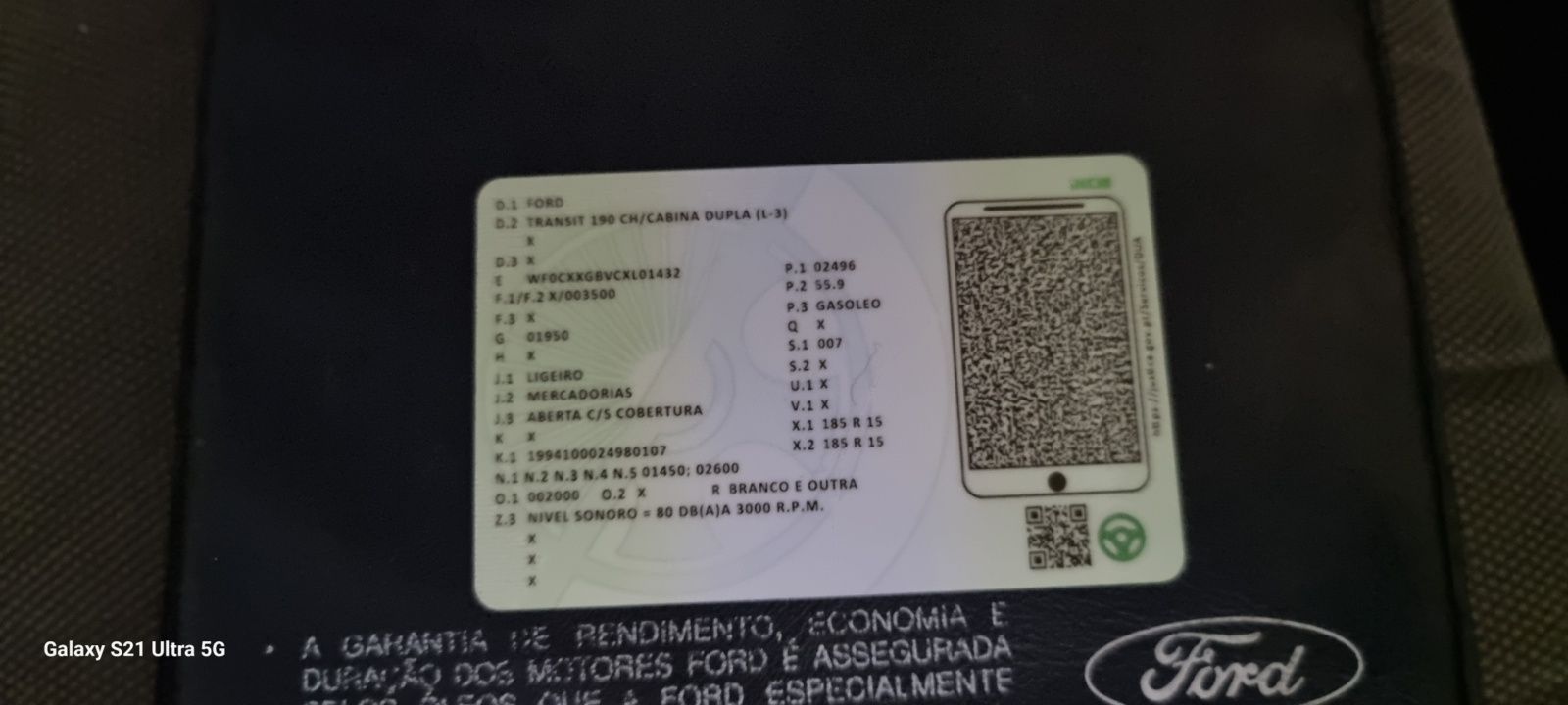 Ford transit caixa aberta 7 lugares