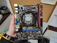 Zestaw biurowy, CPU I3 4160 MOBO msi h81m-p33 8gb ram, cooler