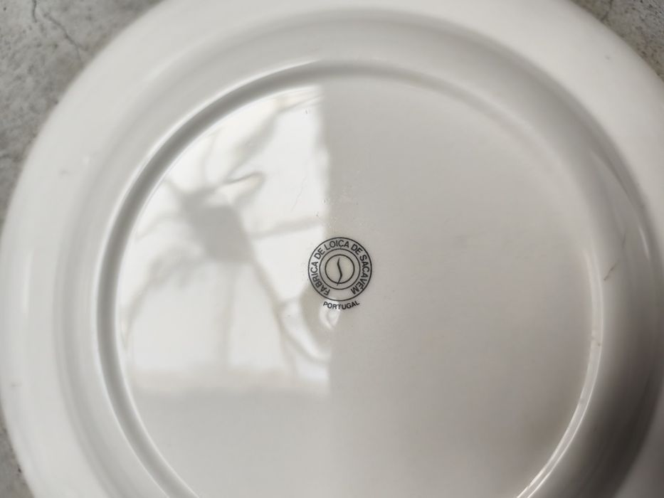 Pratos de sopa motivo passarinhos e flores