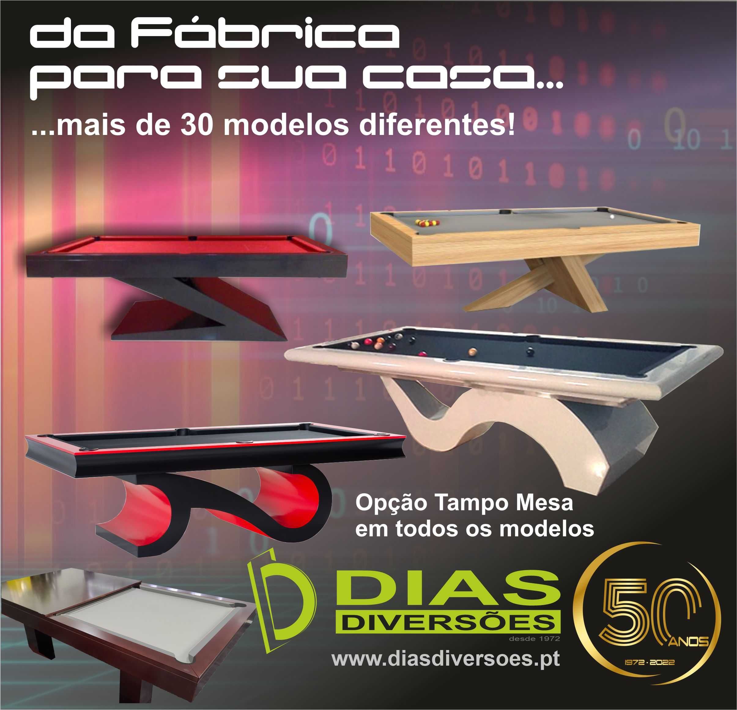 Bilhar/Snooker modelo "Viseu" - Da Fábrica para sua casa