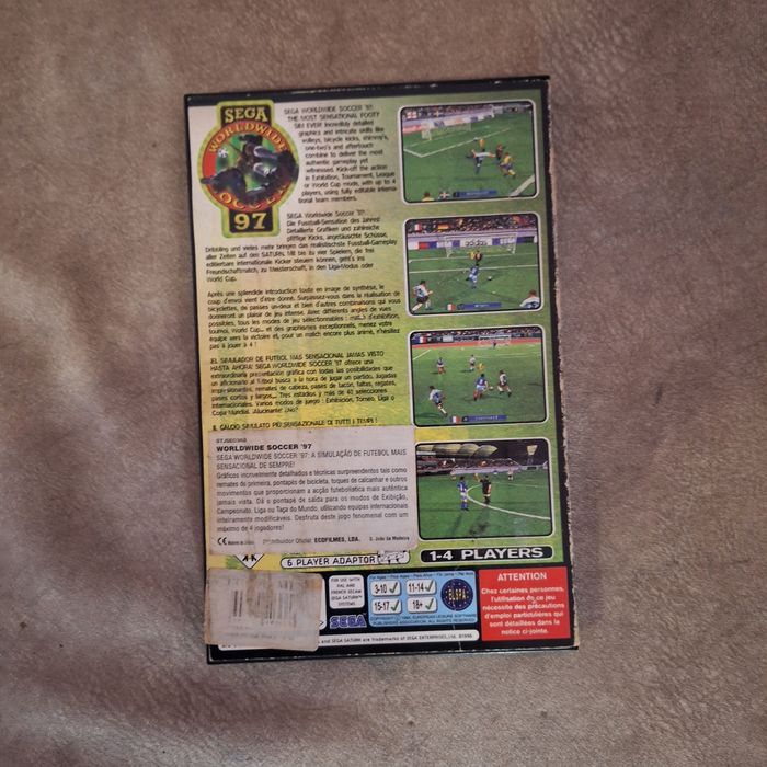 Sega world wild soccer 97 sega saturn