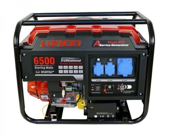 Генератор  LONCIN 6500 ( 5.5 КВ.) Новий