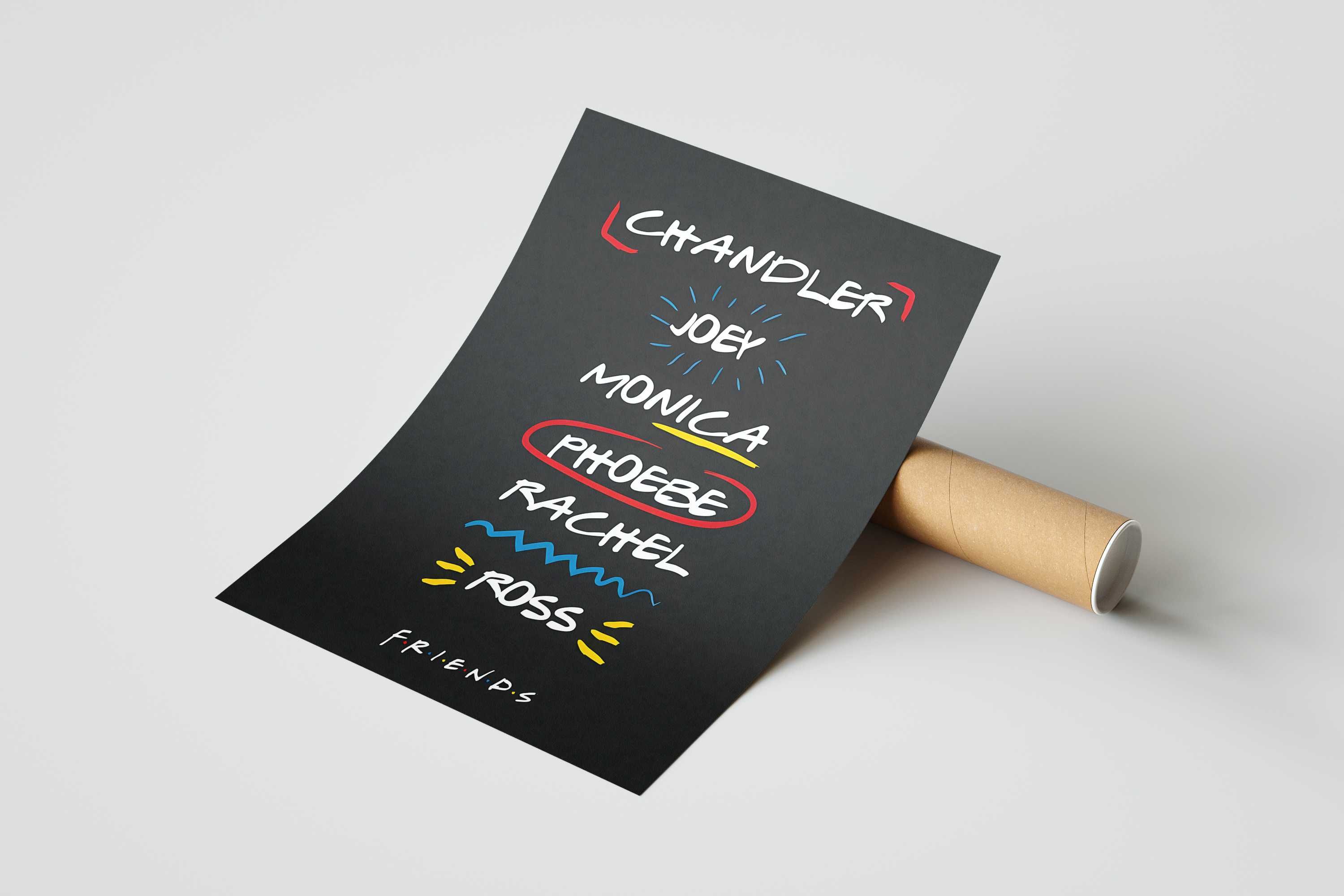 Plakat A3 Przyjaciele