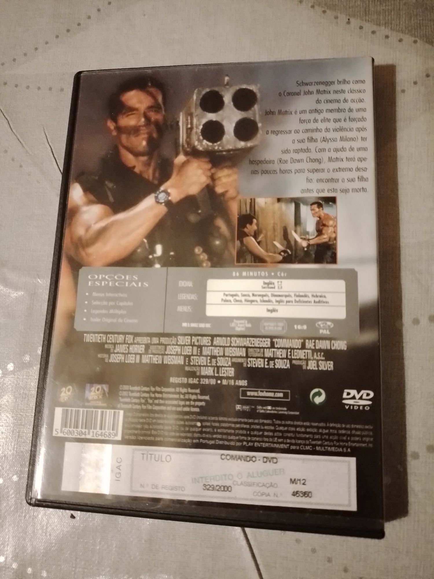 DVD Comando  Arnold Schwarzenegger