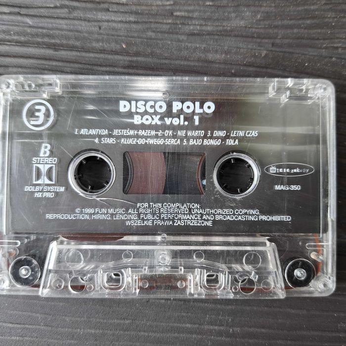 Disco Polo BoX vol.1 kaseta magnetofonowa
