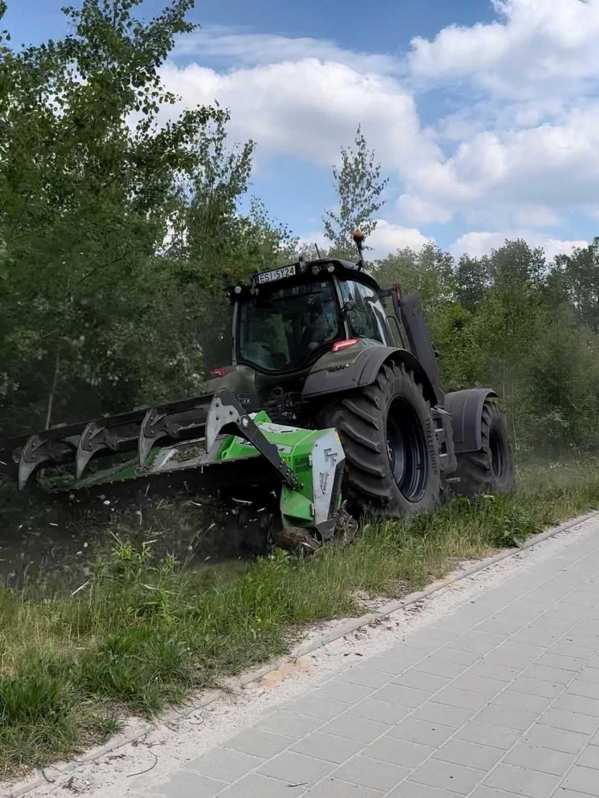 Porządkowanie działek z drzew krzewów Mulczer Karczowanie