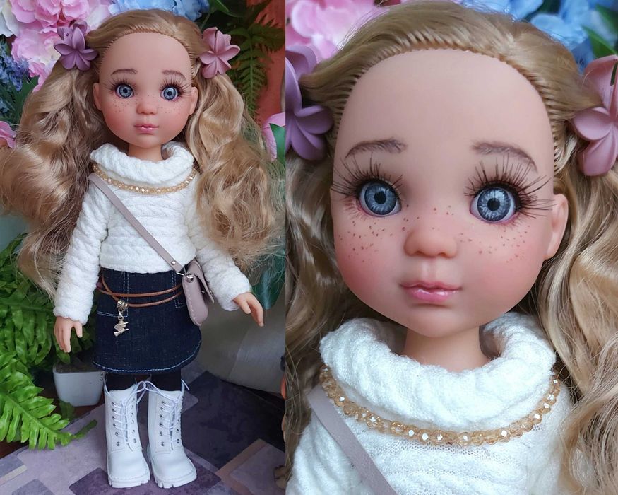 Нова вінілова лялька Berguan, ОАК, Paola Reina Іспанія, аутфіти