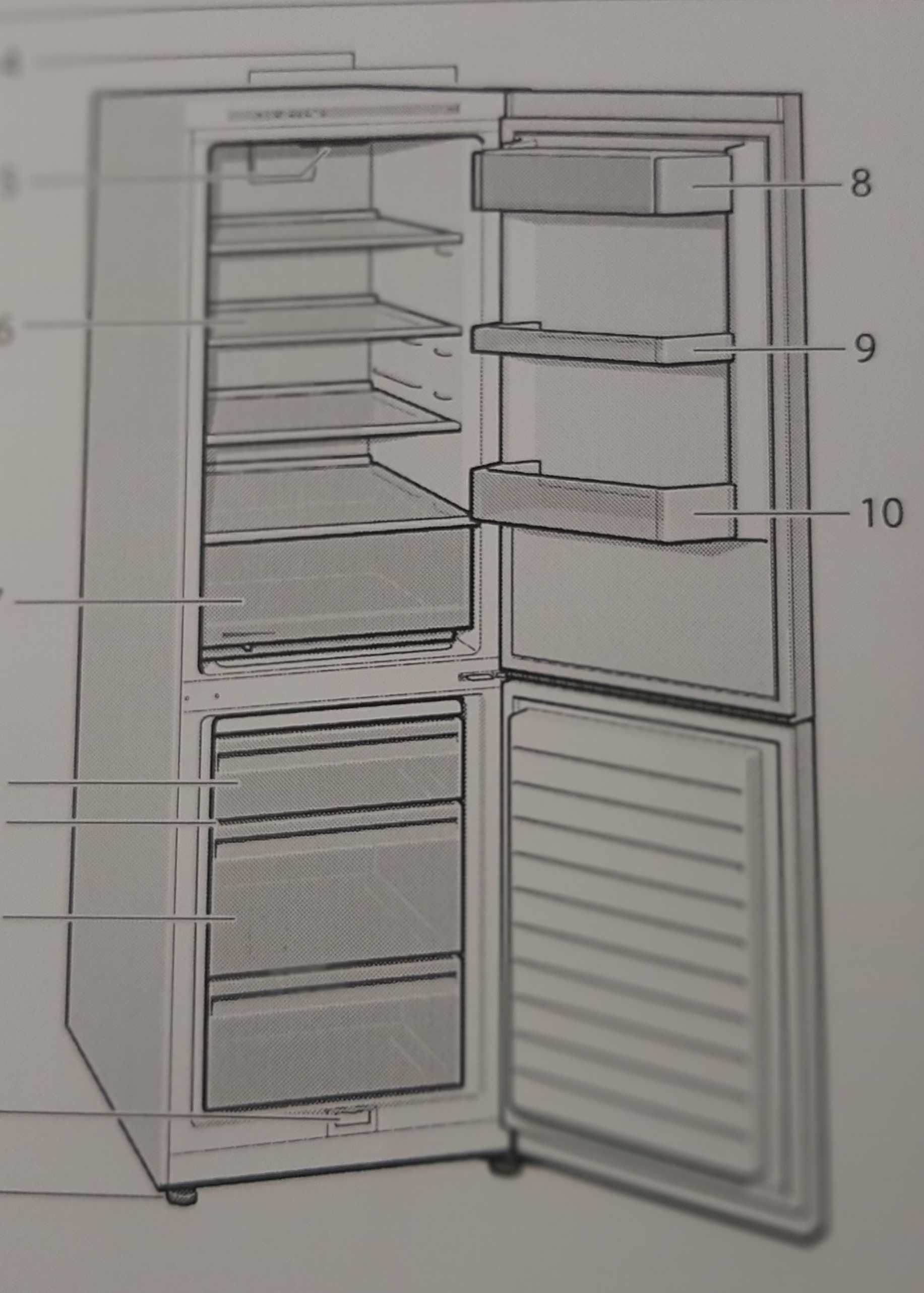 Frigorífico combinado Bosch acessórios de interior