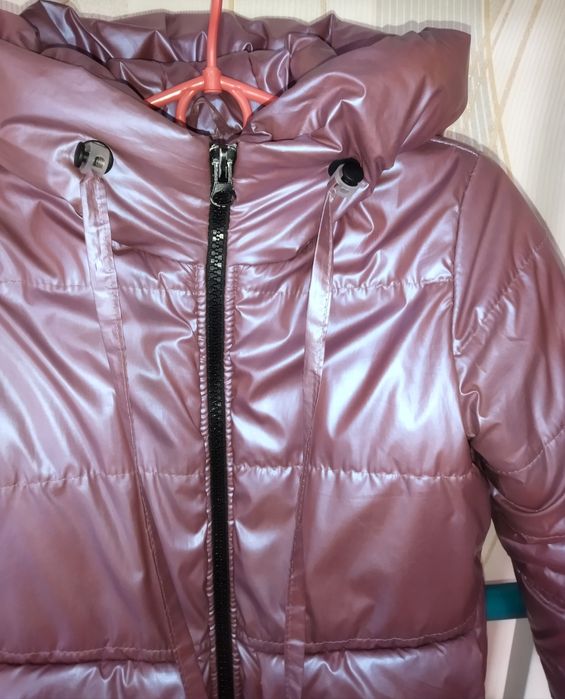 Зимове пальто для дівчинки на зріст 128-134