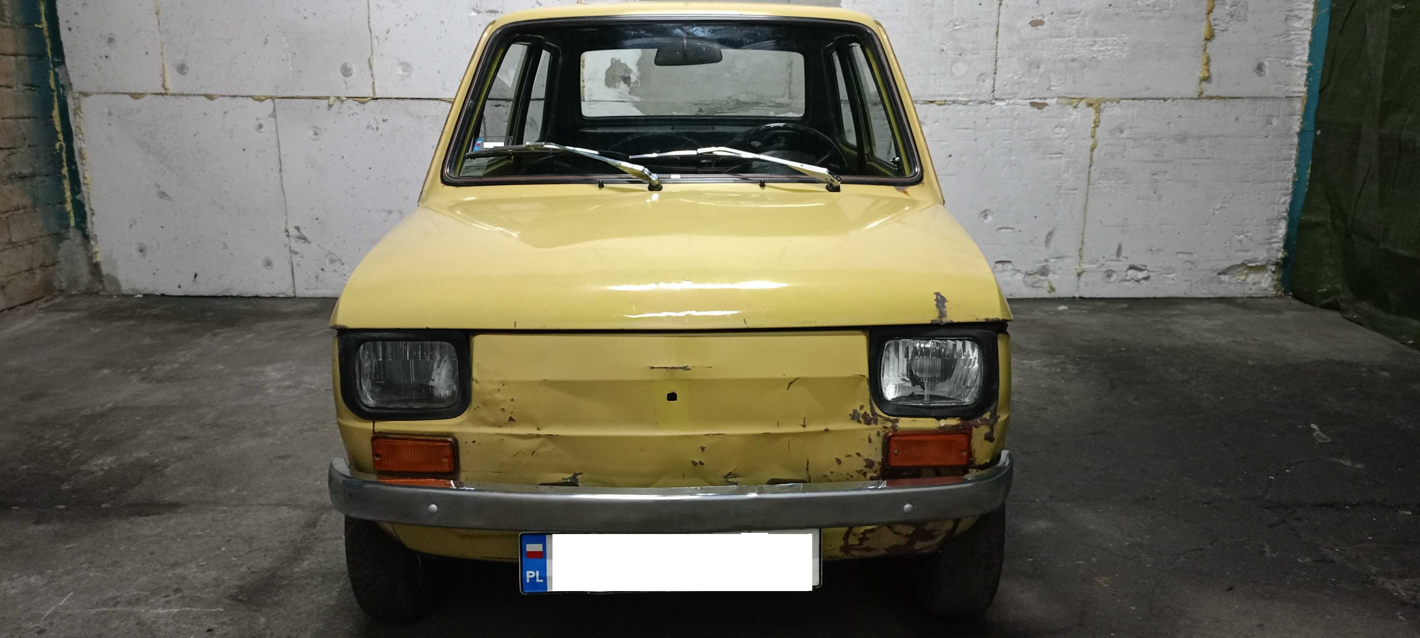 Polski Fiat 126p rok prod 1975 zabytek klasyk