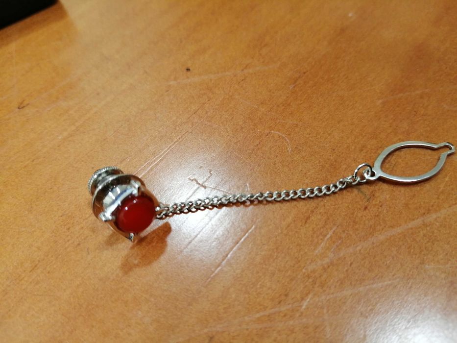 botoes de punho e alfinete de gravata vintage , momoya