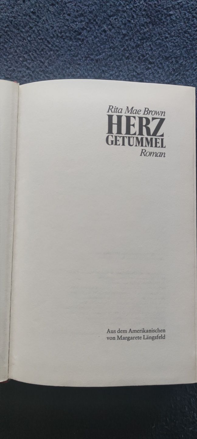 Książka Herz Getümmel