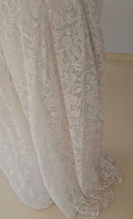 Spódnica ślubna koronka