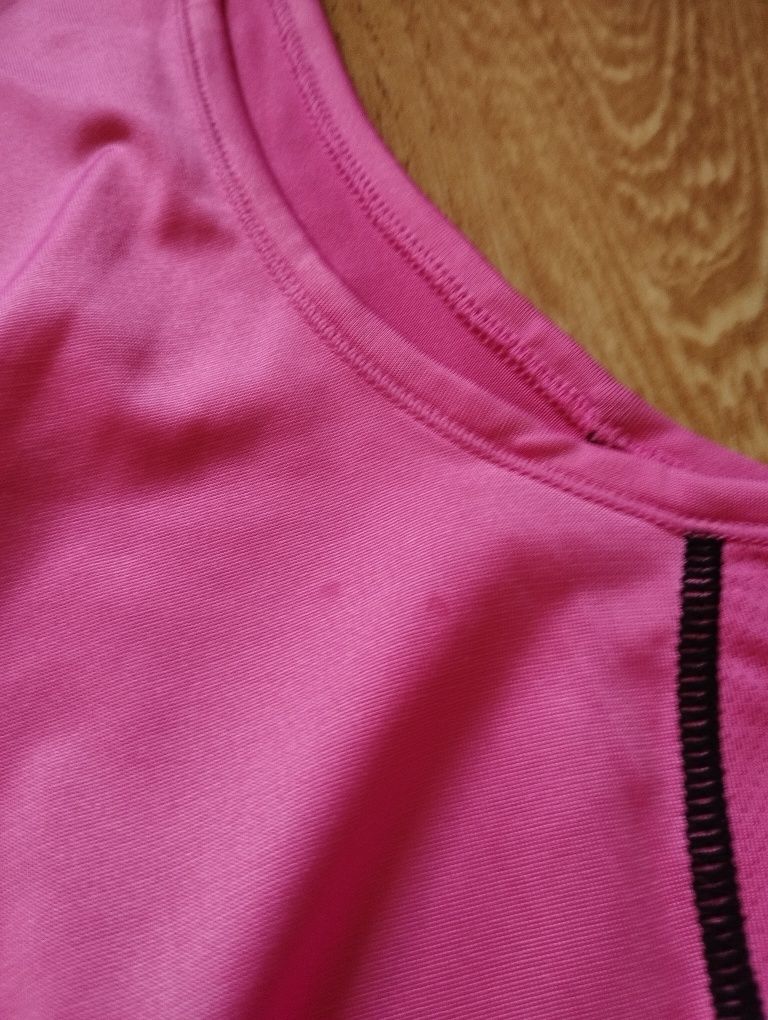 Crivit M 40/42 funkcyjna sportowa koszulka bokserka różowa
