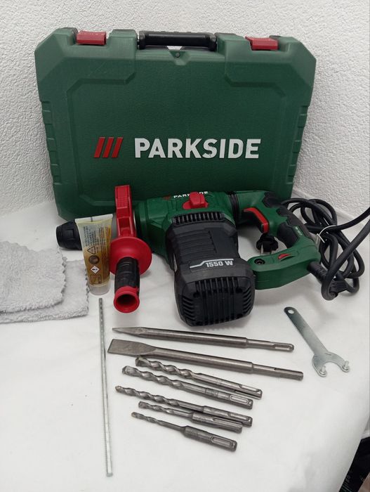 Перфоратор електричний Parkside PBH 1550 C1, перфератор, парксайд, дри