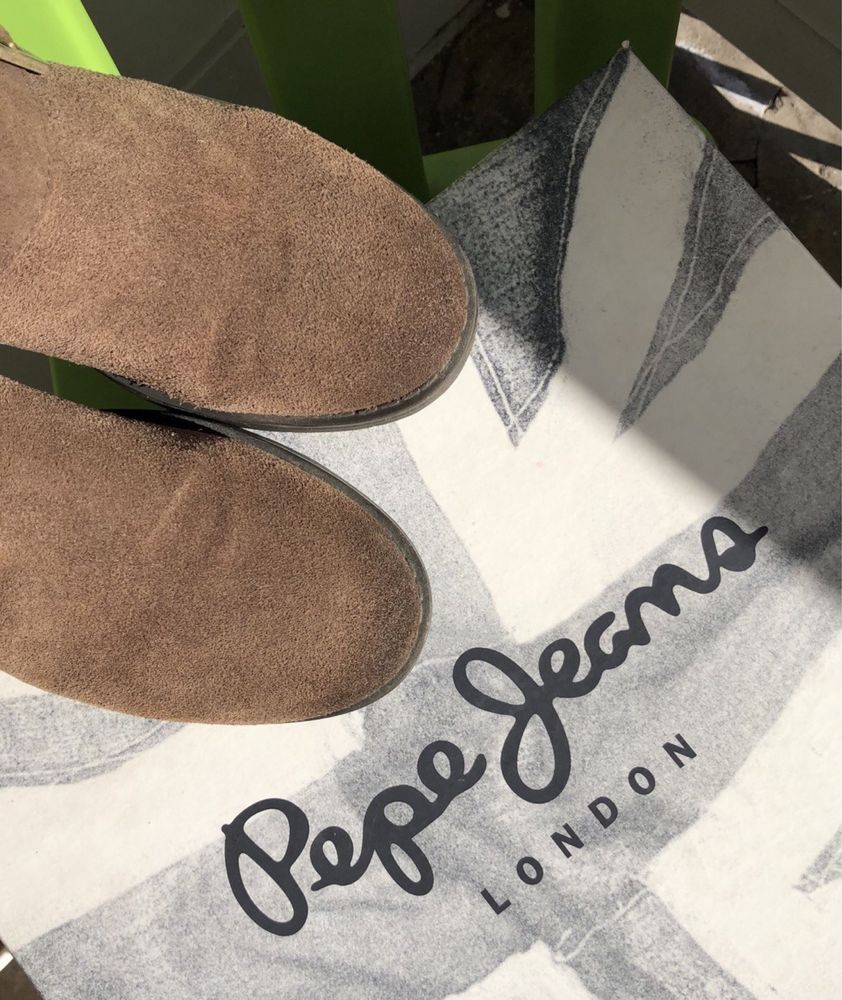 Замшеві сапоги Pepe Jeans, р. 38