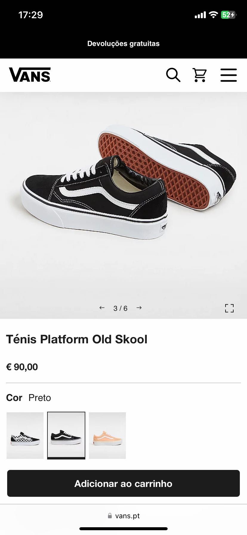 Tenis Vans old Skool Novo
