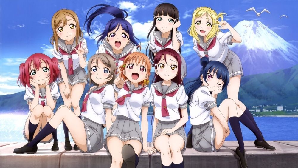 Живая любовь Проект школьные идолы Love live school idol Аниме