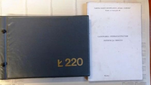 Katalog części Ładowarka Fadroma ł200 Ł201  Ł220 ŁK1 Ł34