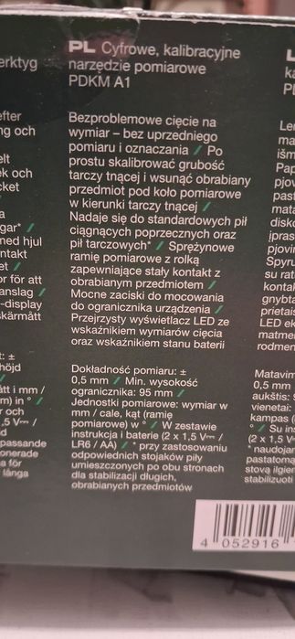 Cyfrowe kalibrowane urządzenie pomiarowe Parkside