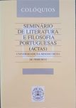 Seminário de Literatura e Filosofia Portuguesas (Actas)