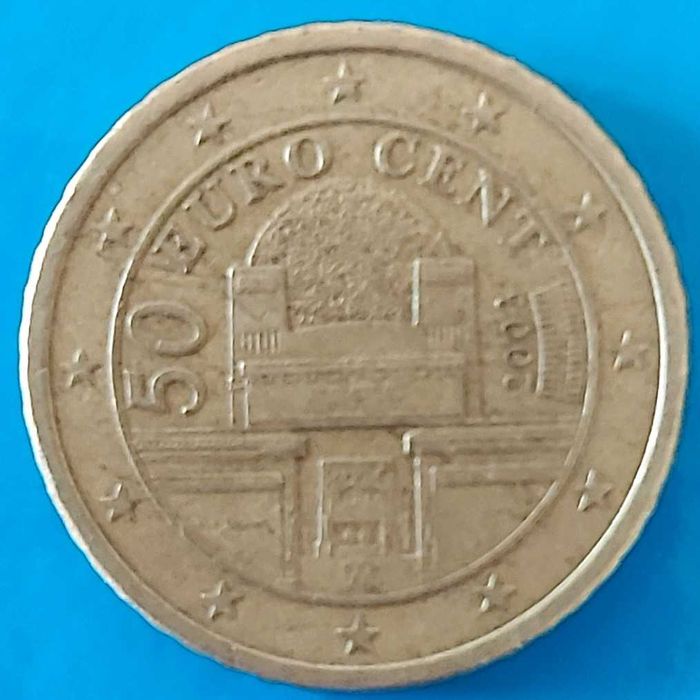 50 Cêntimos de 2003 da Áustria