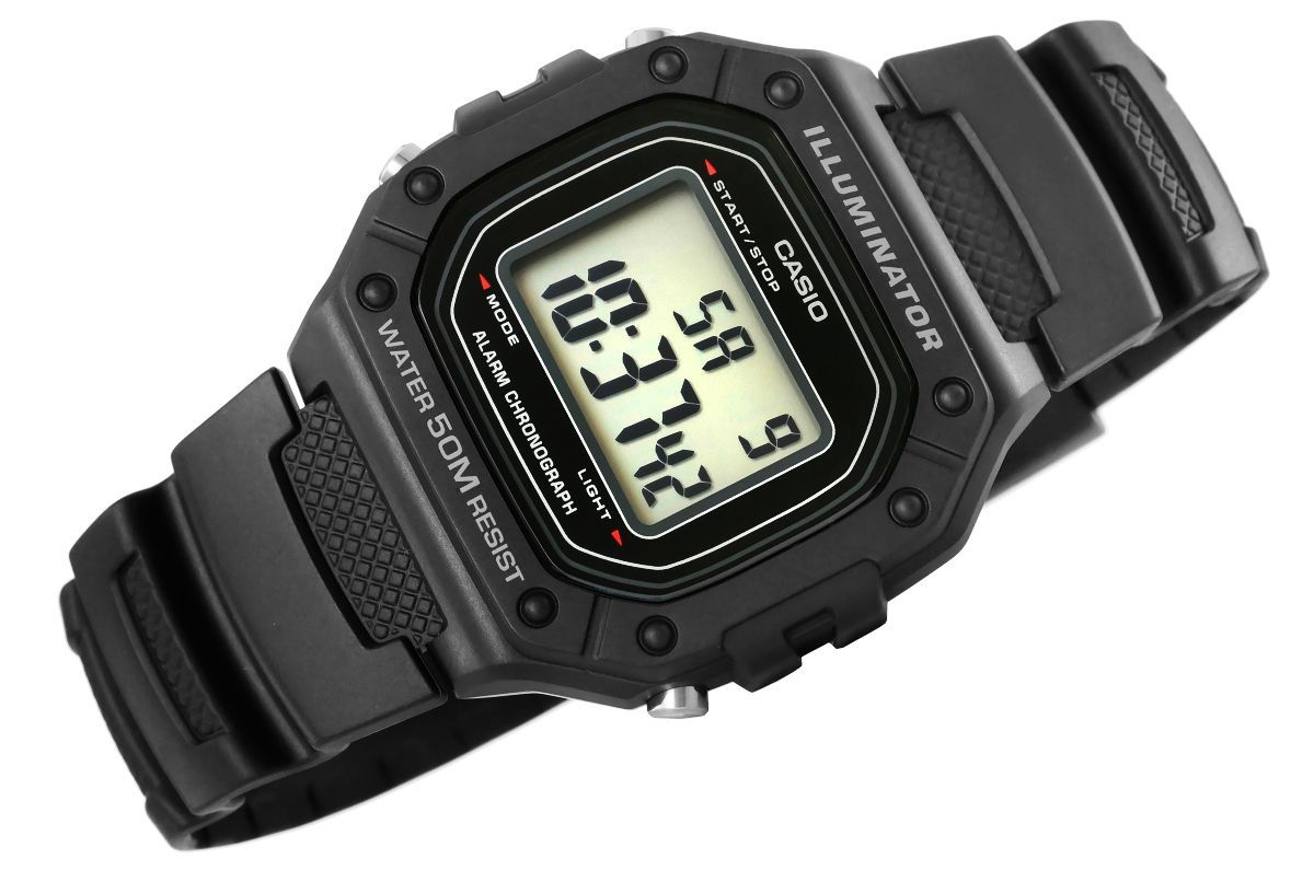 zegarek męski casio w-218h-1avef + box