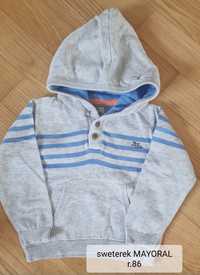 Sweter z kapturem MAYORAL r.86