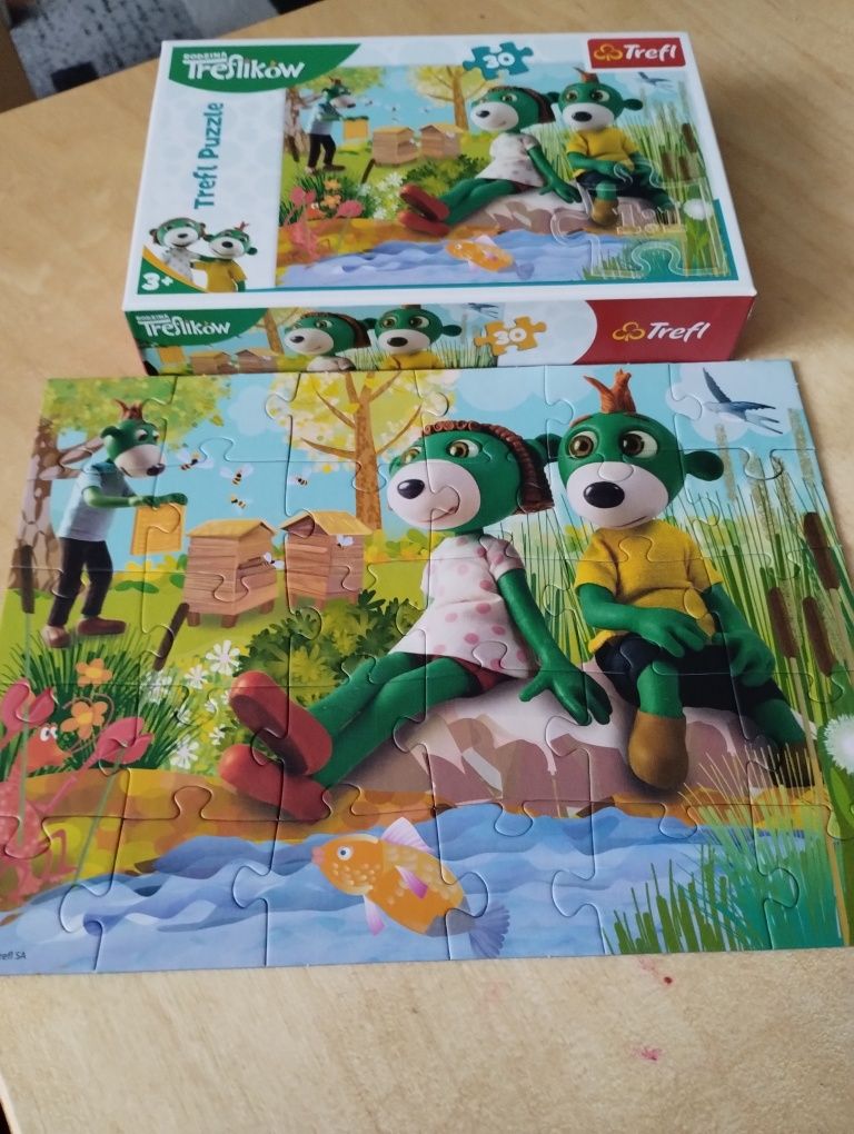 Puzzle dziecięce 2 komplety