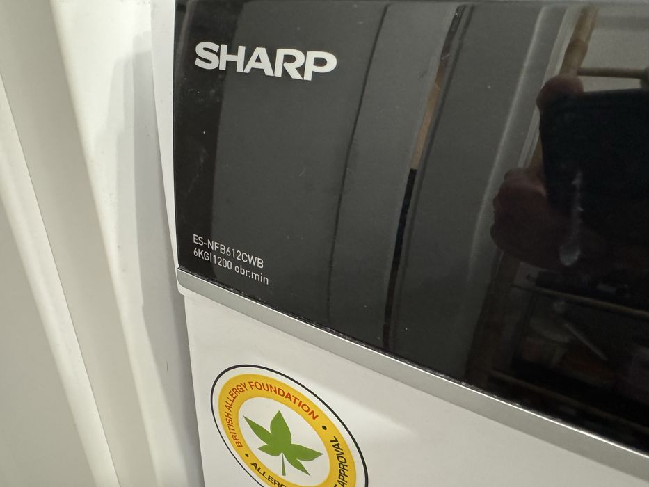 Pralka Sharp ES-NFB612CWB 6kg 1200 obr
