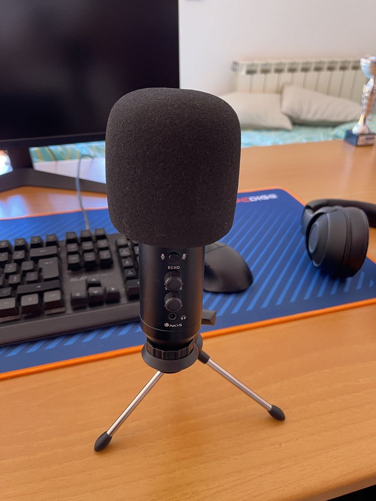 Microfone Gaming/Podcast/Vloging